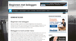 Desktop Screenshot of beginnenmetbeleggen.net